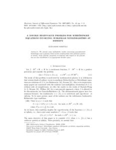 Electronic Journal of Differential Equations, Vol[removed]), No. 42, pp. 1–11. ISSN: [removed]URL: http://ejde.math.txstate.edu or http://ejde.math.unt.edu ftp ejde.math.txstate.edu (login: ftp) ¨ A DOUBLE EIGENVA
