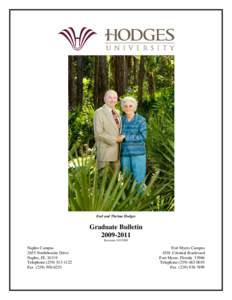 Earl and Thelma Hodges  Graduate Bulletin[removed]Revision: [removed]