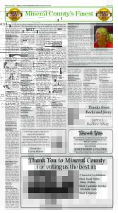 SEPT[removed], [removed]MINERAL COUNTY INDEPENDENT-NEWS, Hawthorne, Nevada 	  PAGE SEVEN Mineral County’s Finest Mineral County is a haven for fantastic family-owned businesses; wonderful people;