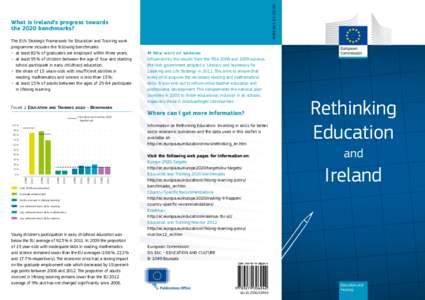 NC[removed]EN-N  What is Ireland’s progress towards the 2020 benchmarks? The EU’s Strategic Framework for Education and Training work programme includes the following benchmarks: