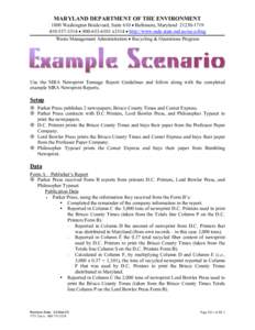 Microsoft Word - Example Newsprint Scenario.doc