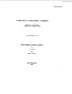 ISSN: [removed]INTERNATIONAL PACIFIC HALIBUT COMMISSION Established by a Convention Between Canada and the United States of America