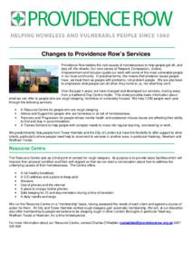 Providence Row General Services Leaflet PDF