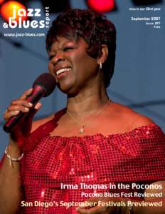 report  jazz &blues  now in our 33rd year