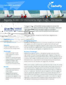 RegattaCentral scales on-demand to high traffic worldwide