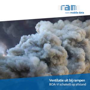 Ventilatie uit bij rampen  BOA-V schakelt op afstand RAM mobile data Ventilatie uit bij rampen