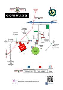 Rail Trail to Heyfield COWWARR *MAP NOT TO Creek