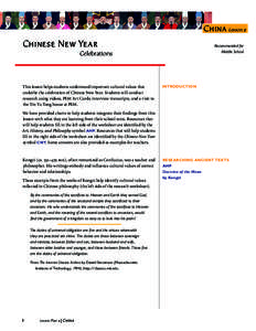 China Lesson 2  Chinese New Year Recommended for Middle School