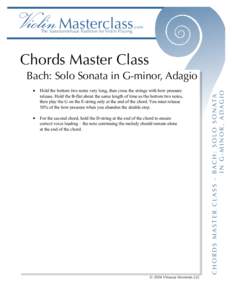 ViolinMasterclass The Sassmannshaus Tradition for Violin Playing .com  Chords Master Class