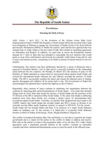 South Sudan–Sudan relations / Dinka people / South Kordofan / Rebels / Abyei / Salva Kiir Mayardit / Juba / Foreign relations of Sudan / Nhial Deng Nhial / Africa / Second Sudanese Civil War / Sudan