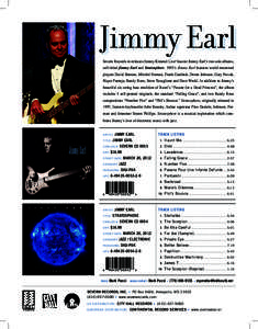 Jimmy Earl Severn Records re-releases Jimmy Kimmel Live! bassist Jimmy Earl’s two solo albums, self-titled Jimmy Earl and Stratosphere. 1995’s Jimmy Earl features world-renowned players David Batteau, Mitchel Forman,