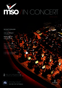 ABOUT THE MUSIC OHLSSON PLAYS BRAHMS /In concert march 2013