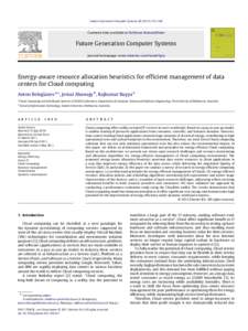 Energy-aware resource allocation heuristics for efficient management of data centers for Cloud computing