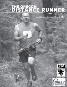 Vol. 38 Issue 5 September/October 2009  ORRC Board of Directors Running Numbers  Dave Cook, President