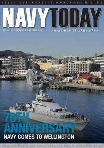 Royal New Zealand Navy / Frigates of the Royal New Zealand Navy / HMNZS Te Mana / HMNZS Otago / Tony Parr / HMNZS Manawanui / Cook Strait / New Zealand Defence Force / Wellington / Military history of New Zealand / Watercraft / New Zealand