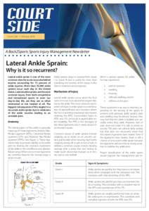 Sprained ankle / Sprain / Ankle / Orthopedic surgery / Traumatology / Taping / Anterior talofibular ligament / Strain / Sports injury / Medicine / Health / Anatomy
