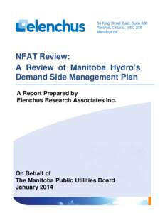 Energy demand management / Market failure / Manitoba Hydro / NFAT / Smart grid / Electric power / Energy / Electric power distribution