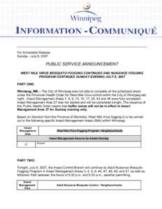 Microsoft Word - WNV-NUISANCE FOGGING PSA July[removed]doc