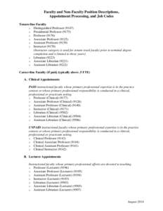 Microsoft Word - Faculty Ranks (August 2014)REVISED