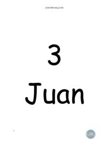 Good Morning Girls  3 Juan 1