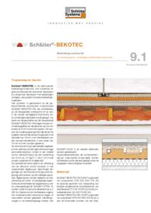 Schlüter®-BEKOTEC Bekledingsconstructie vervormingsarme, dunlagige bekledingsconstructie 9.1