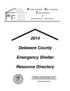 Microsoft Word - Emergency Shelter Directory 2014