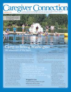 September[removed]A monthly publication for Washington state foster and adoptive families and relative caregivers. WASHINGTON DEPARTMENT OF SOCIAL AND HEALTH SERVICES, CHILDREN’S ADMINISTR ATION  Camp to Belong 2013 camp
