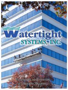 Our Vision: Watertight Systems, Inc. will be the customer’s first choice when selecting a waterproofing company because we are a safe, knowledgeable, and responsive waterproofing contractor that takes PRIDE IN EVERYTH