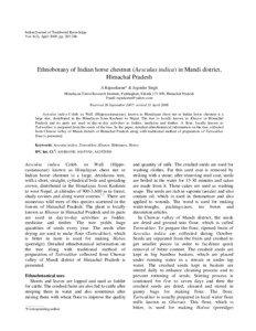 Indian Journal of Traditional Knowledge Vol. 8(2), April 2009, pp[removed]