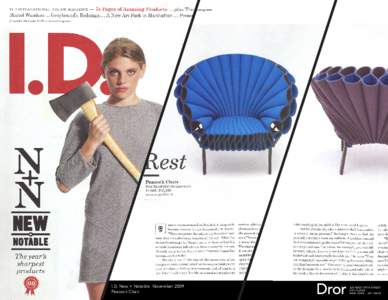 I.D. New + Notable November 2009 Peacock Chair I.D. New + Notable November 2009 Try It Trivet