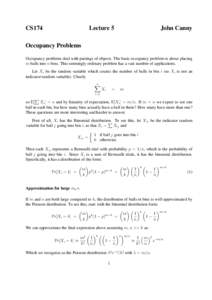 Poisson processes / Binomial distribution / Poisson distribution / Binomial probability / Birthday problem / Random permutation statistics / German tank problem / Probability / Mathematics / Mathematical analysis