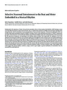 Science / Scattering / Electroencephalography / Electrophysiology / Neurophysiology / Rhythm / Primary auditory cortex / Beat / Evoked potential / Physics / Waves / Acoustics