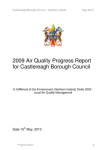 Castlereagh Borough Council – Northern Ireland  May[removed]Air Quality Progress Report for Castlereagh Borough Council