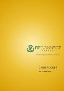 The Energy Solutions Company  OPEN ACCESS Vol 76, Feb 2018  From Team REConnect