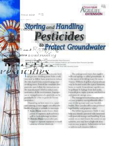 ESCStoring and Handling  Pesticides