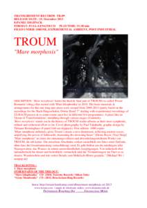 13-12 TR-09 TROUM mare m press-sheet FINAL