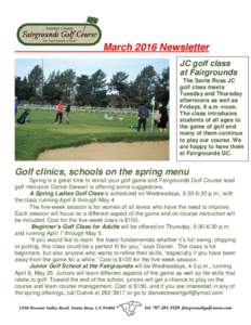 What’s new at Fairgrounds Golf Course