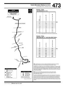 Tustin Metrolink Station to U.C.I. via Edinger Ave / Harvard Ave N  TUSTIN