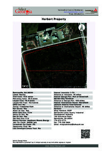Herbert Property  Barnesville, GA[removed]Lamar County Total Acres: 18.5 acres Remaining Acres: 18.5 acres