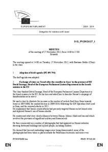 [removed]EUROPEAN PARLIAMENT Delegation for relations with Israel  D-IL_PV(2012)1127_1