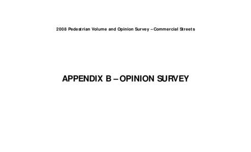 Microsoft Word - Appendix B - Opinion Survey Apr 20.docm
