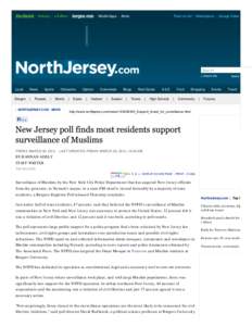 New York City Police Department / New Jersey / North Jersey Media Group / The Record