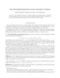 Numbers / Spectral theory / Spectral theory of ordinary differential equations / Symbol / Thue–Morse sequence / Mathematics