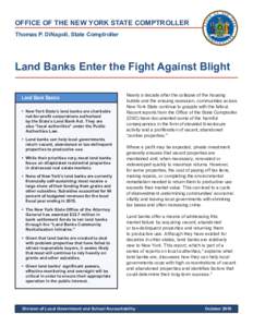 Research Brief: Land Banks Enter the Fight Against Blight