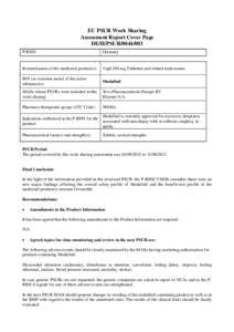 Sulfoxides / Pharmacology / Modafinil / Medicine / Sleep disorders / Chemistry / Narcolepsy / Pharmacovigilance / Stimulants / Acetamides / Nootropics