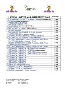 PREMI LOTTERIA SUMMERFEST[removed]