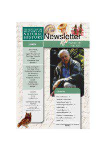 Newsletter Number 98 May 2010