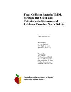 Final Bonehill Creek Bacteria TMDL[removed]