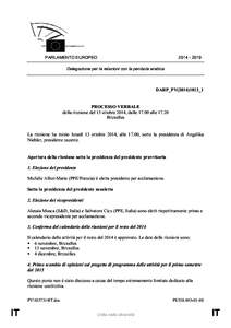 [removed]PARLAMENTO EUROPEO Delegazione per le relazioni con la penisola arabica  DARP_PV(2014)1013_1