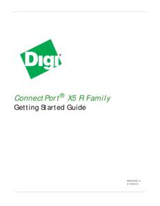 ConnectPort® X5 R Family Getting Started Guide 90001252_C[removed]